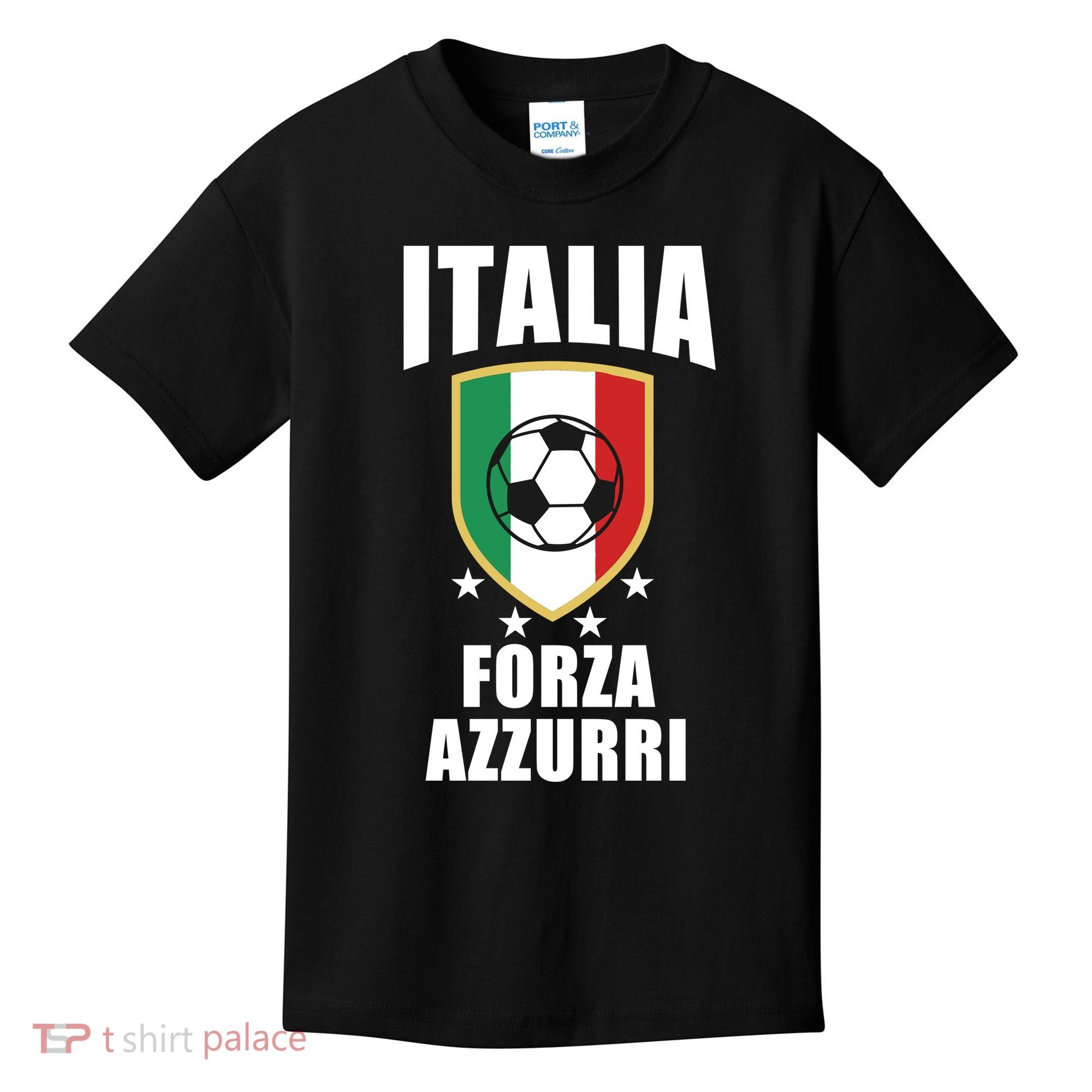 Italia Soccer Forza Azzurri Kids T-Shirt