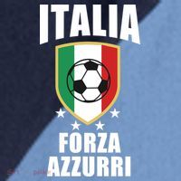 Italia Soccer Forza Azzurri Raglan Baseball Sleeve Shirt thumb 2