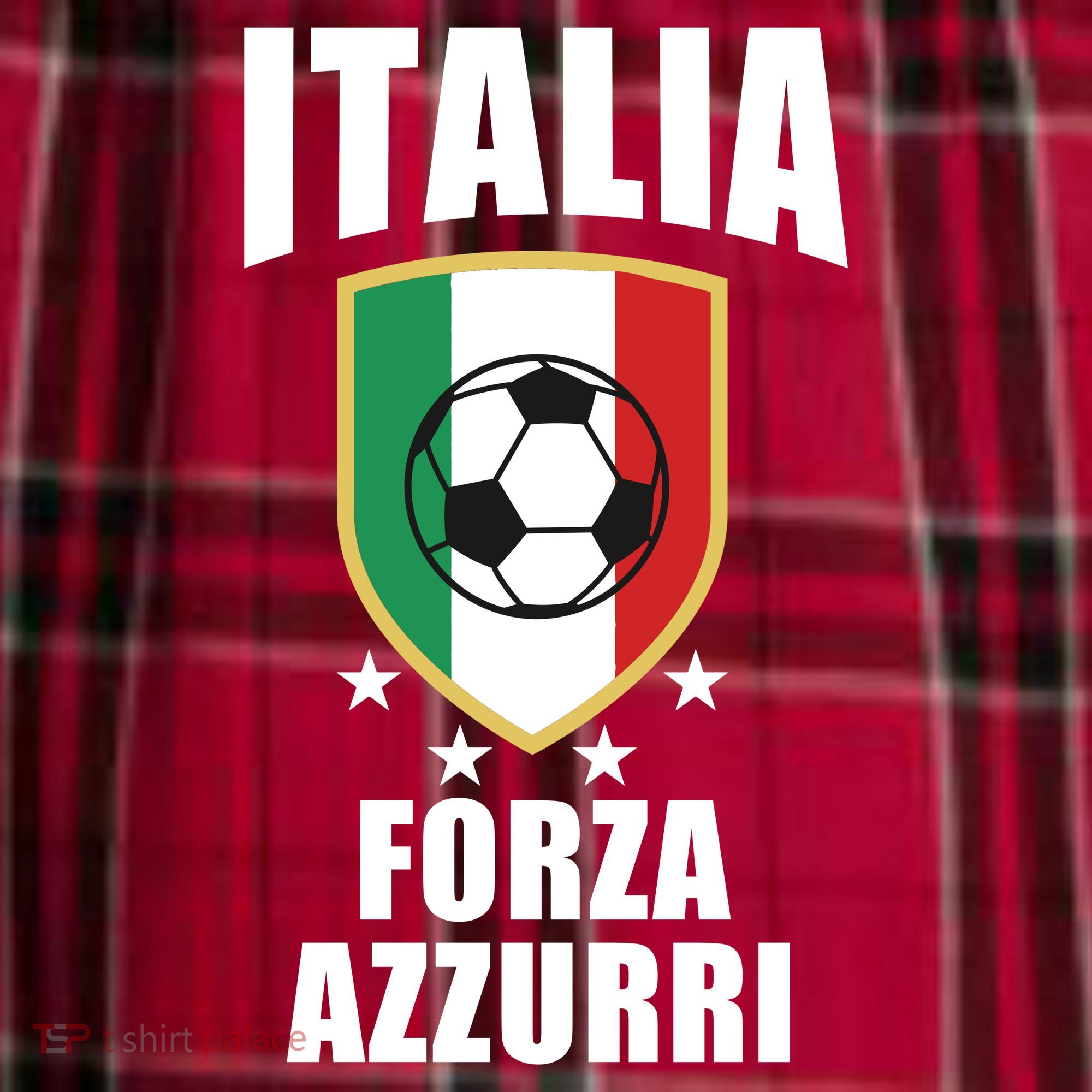 Italia Soccer Forza Azzurri Women's Flannel Plaid Pajama Pants