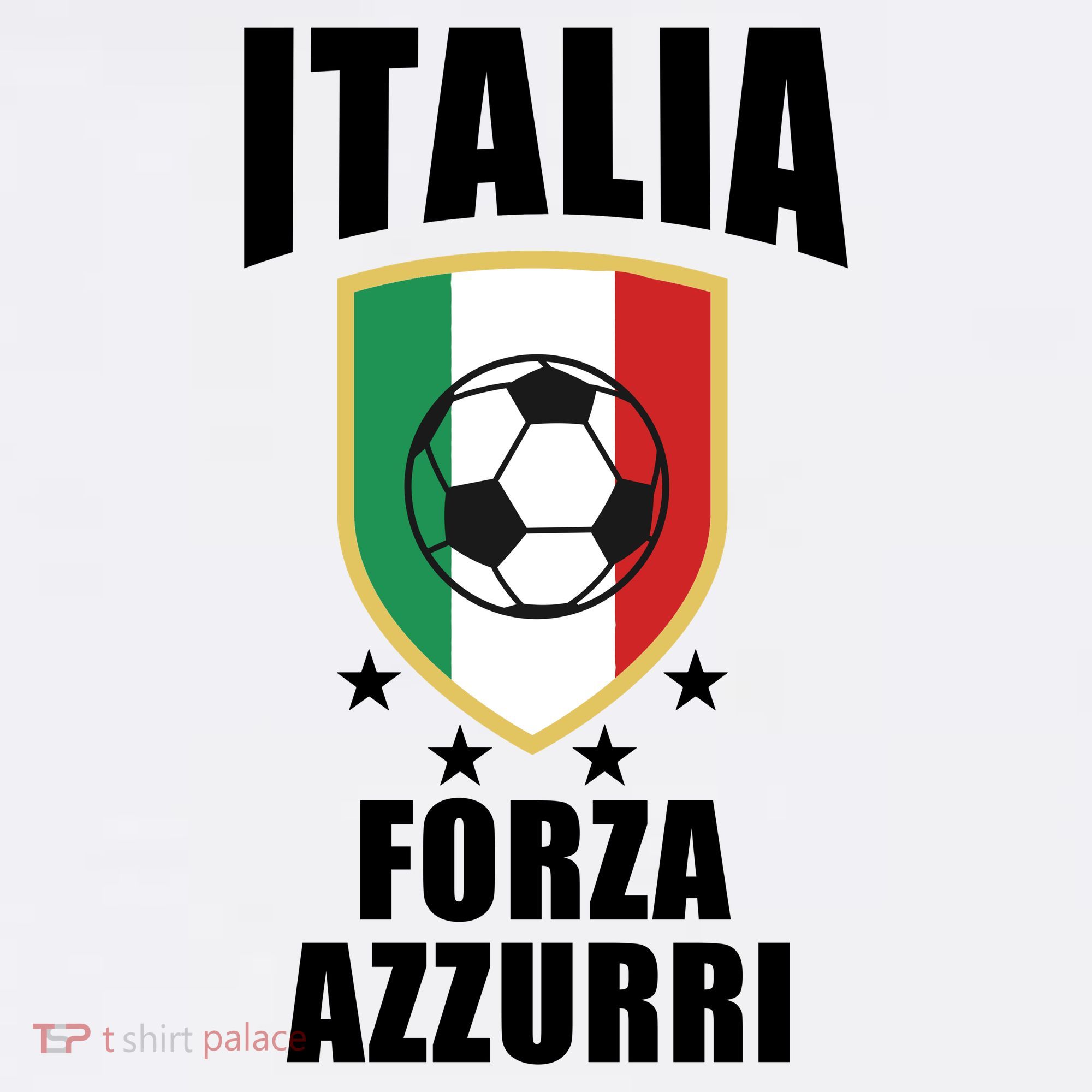 Italia Soccer Forza Azzurri Comfort Colors Garment-Dyed Hooded Sweatshirt