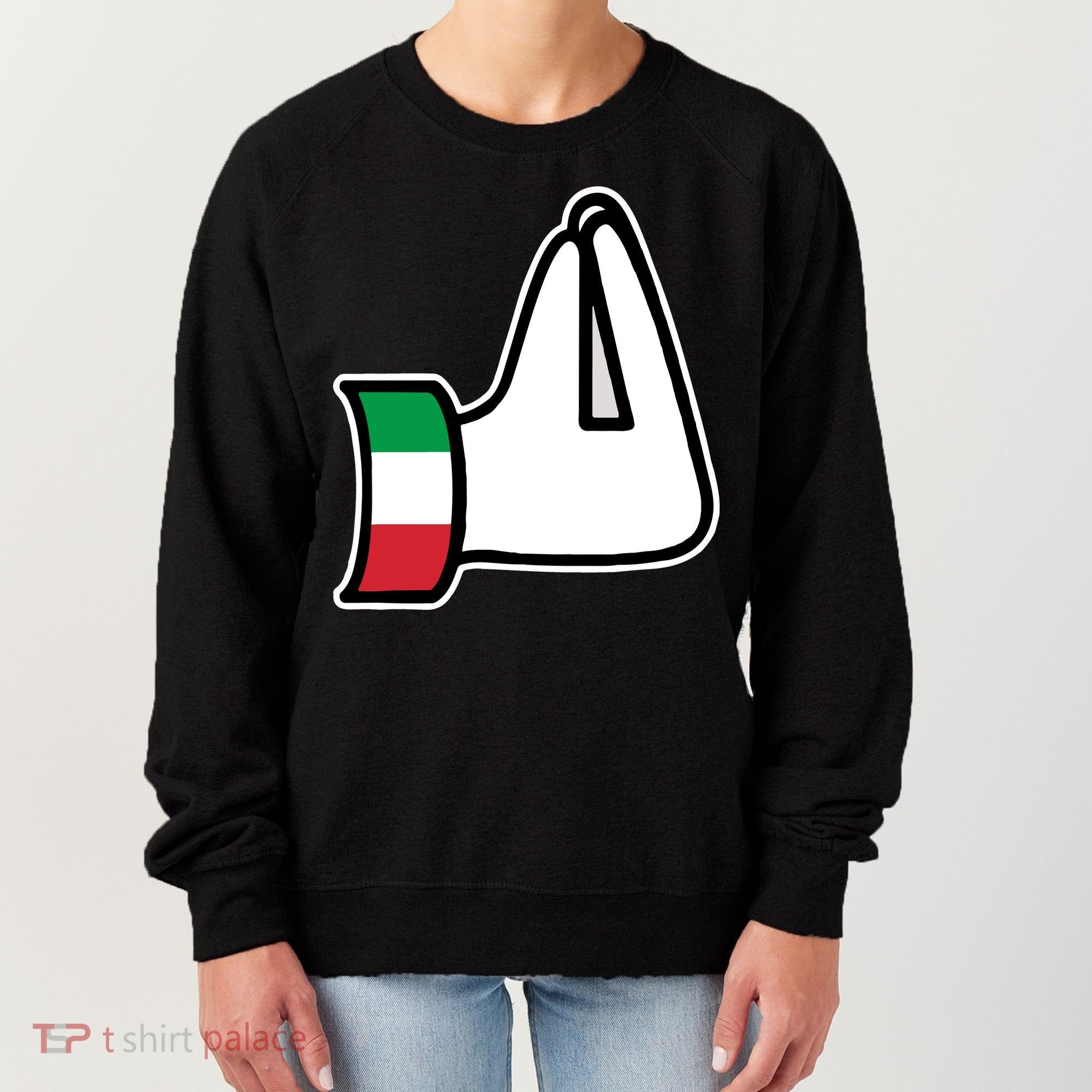 Italian Hand Gesture Funny Women's Sweatshirt