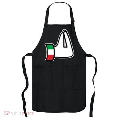 Italian Hand Gesture Funny Apron