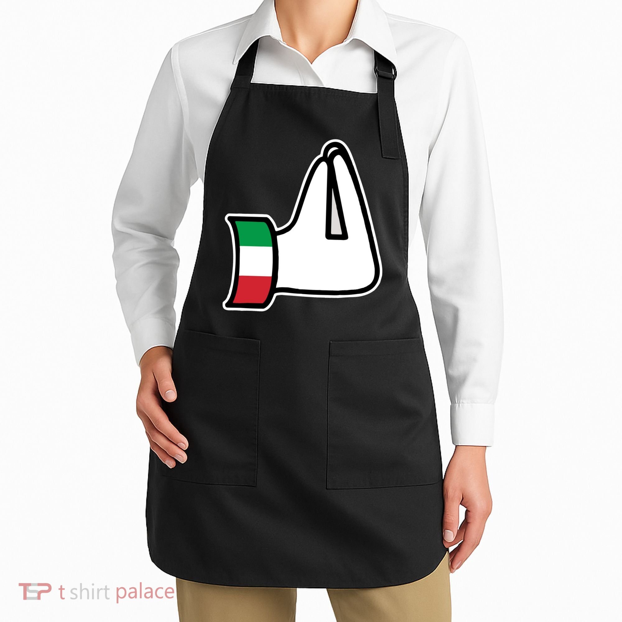 Italian Hand Gesture Funny Apron