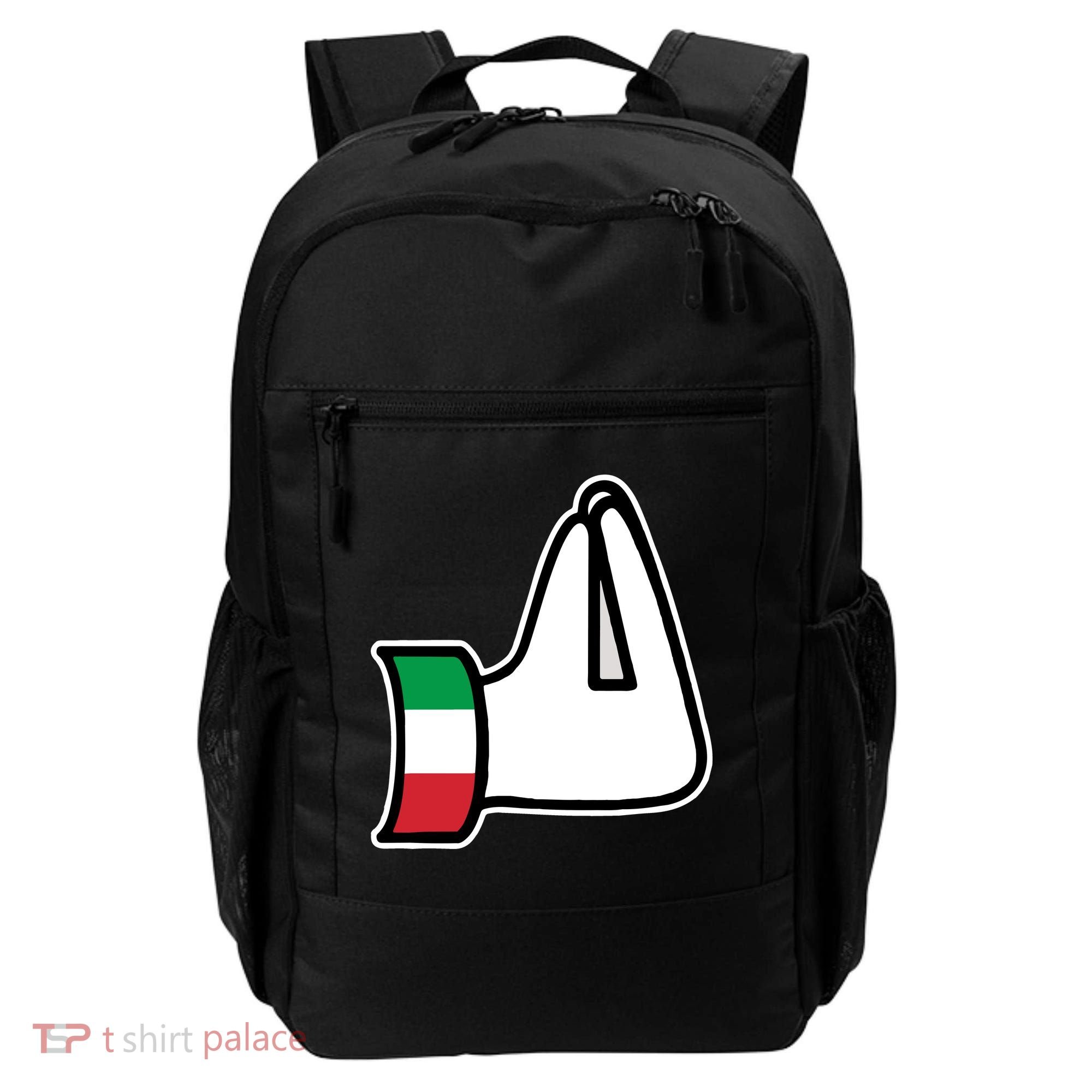 Italian Hand Gesture Funny Backpack
