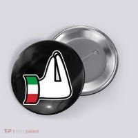 Italian Hand Gesture Funny Button thumb 0