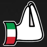 Italian Hand Gesture Funny Button thumb 1