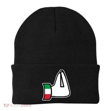 Italian Hand Gesture Funny Beanie