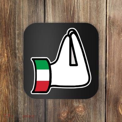 Italian Hand Gesture Funny Coaster