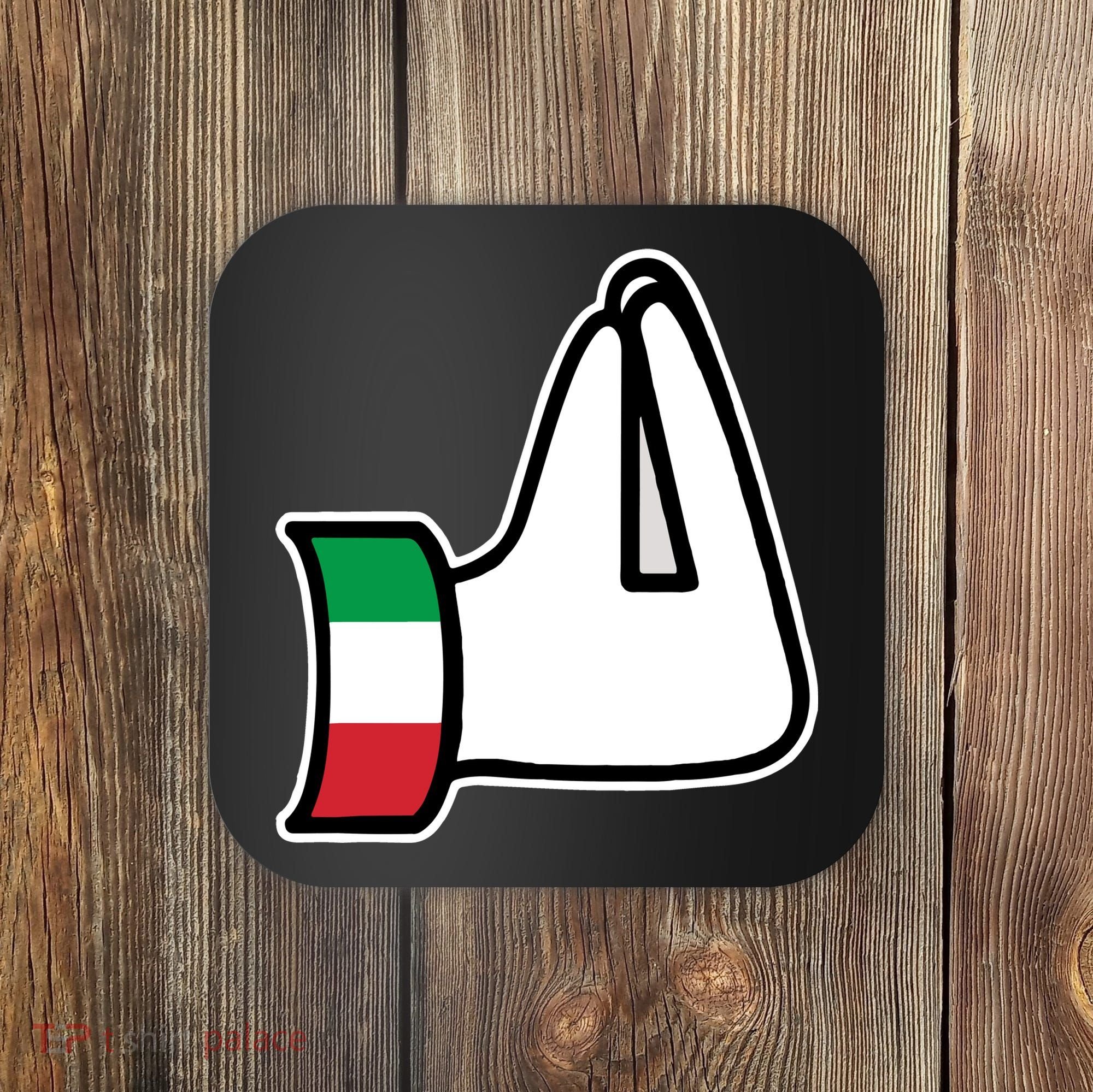 Italian Hand Gesture Funny Coaster