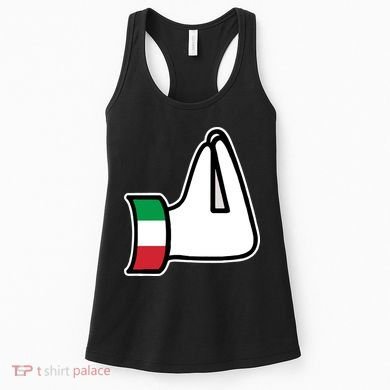 Italian Hand Gesture Funny Women's Tank Top