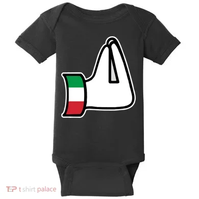 Italian Hand Gesture Funny Baby Bodysuit
