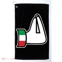 Italian Hand Gesture Funny Golf Towel thumb 0