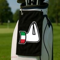 Italian Hand Gesture Funny Golf Towel thumb 2