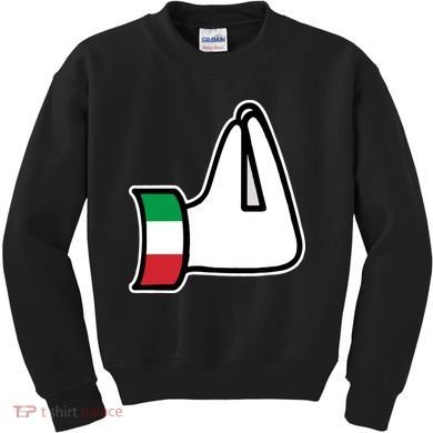 Italian Hand Gesture Funny Kids Sweatshirt