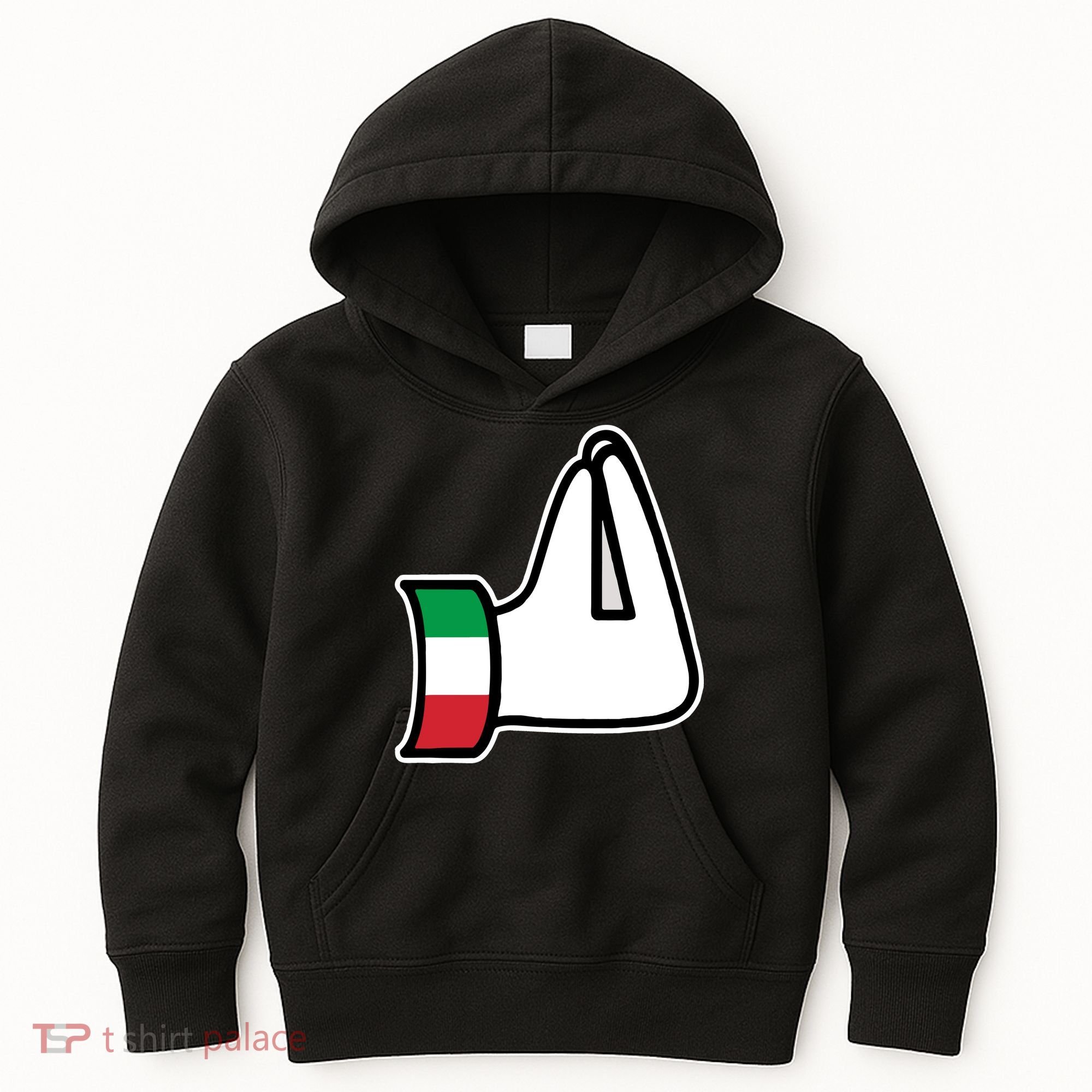 Italian Hand Gesture Funny Kids Hoodie