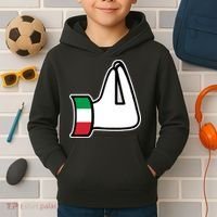 Italian Hand Gesture Funny Kids Hoodie thumb 2