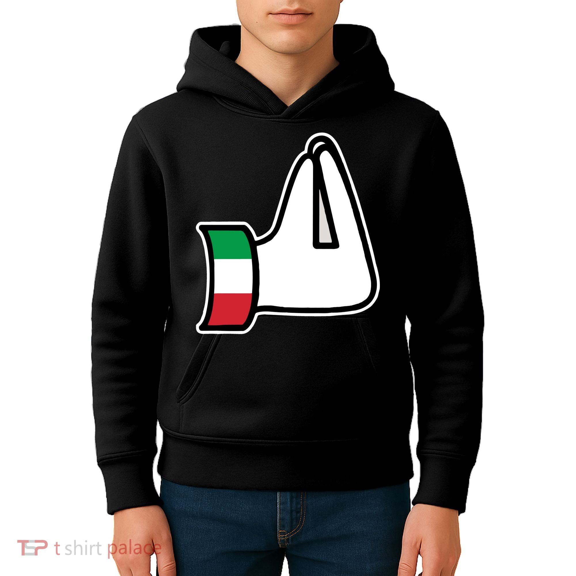 Italian Hand Gesture Funny Kids Hoodie