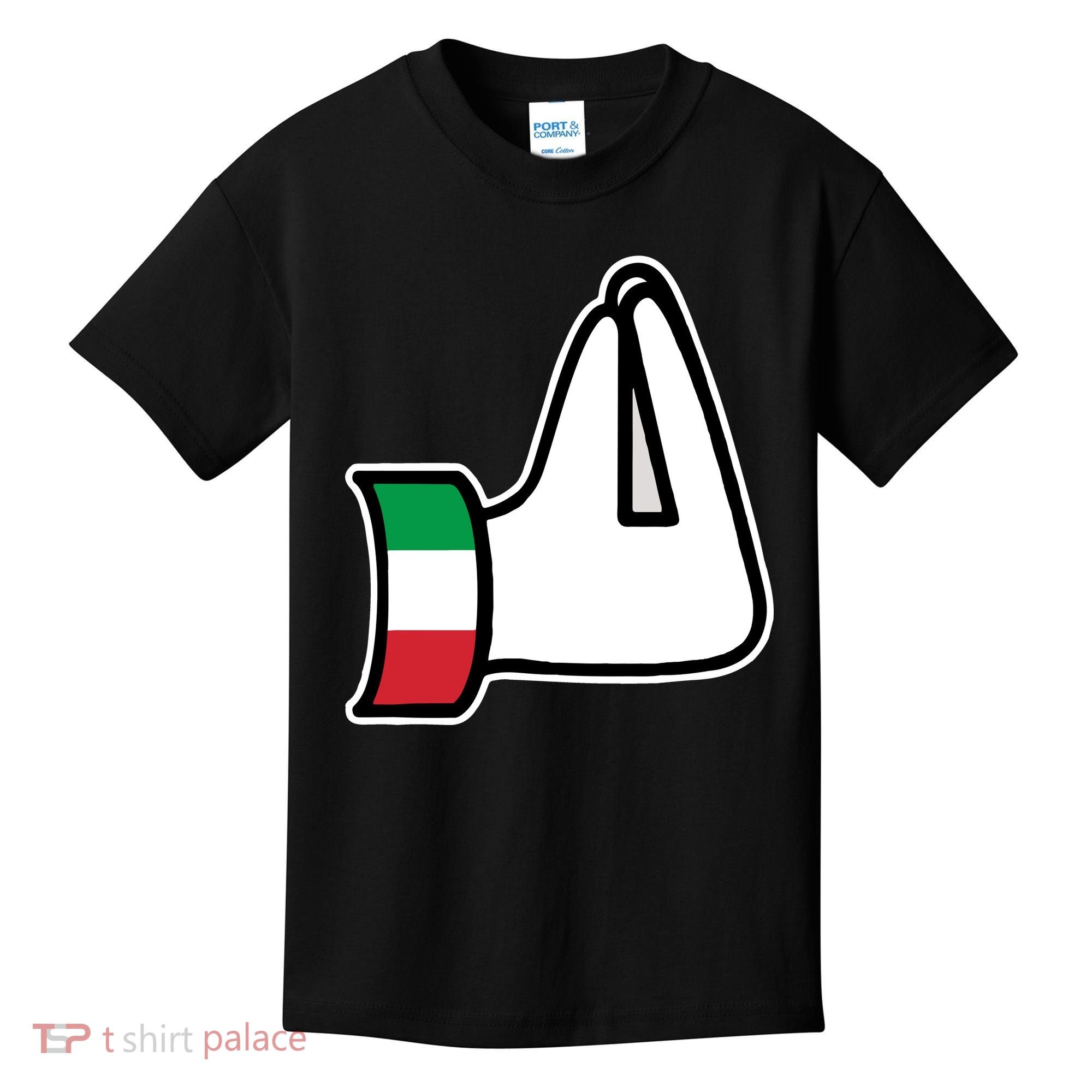Italian Hand Gesture Funny Kids T-Shirt