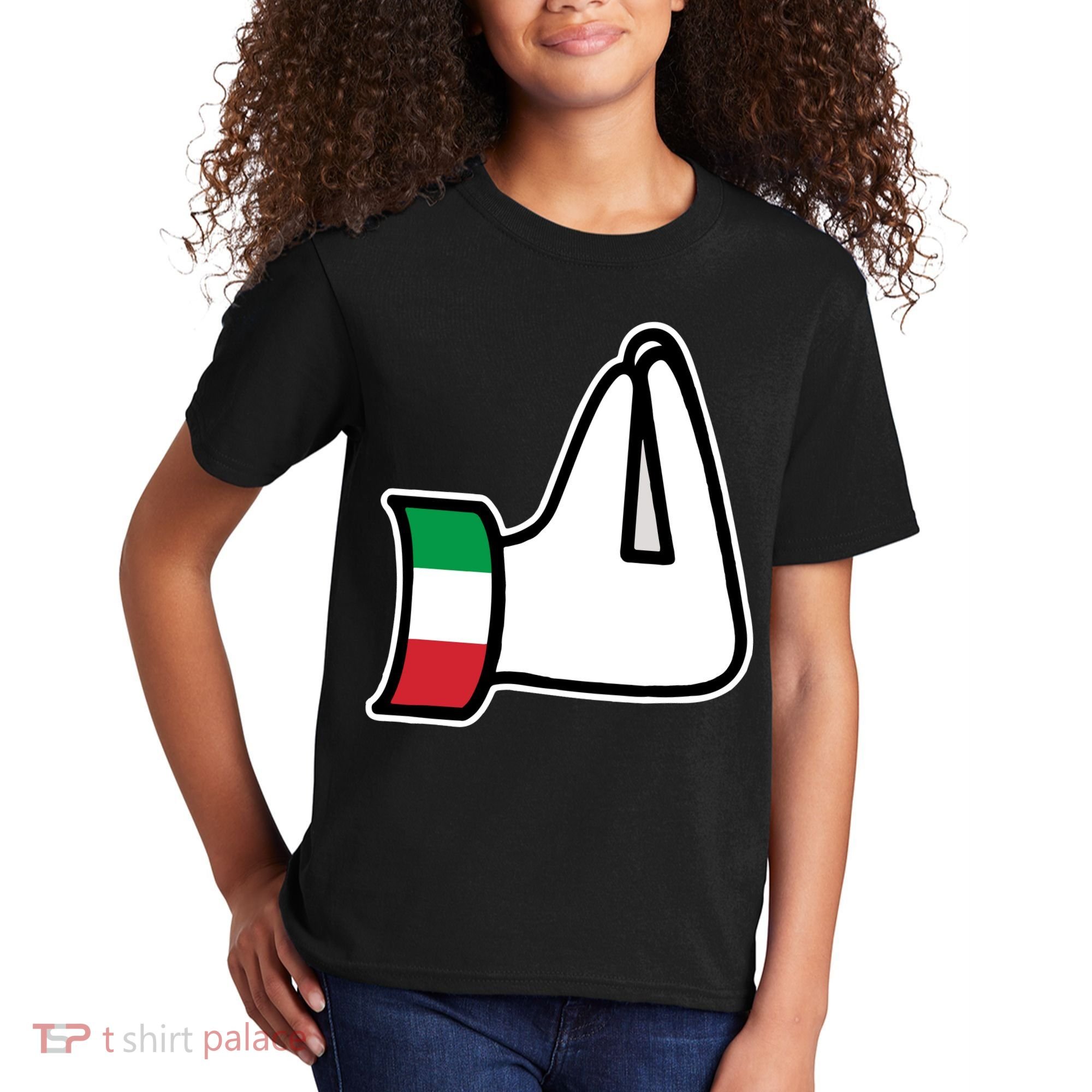 Italian Hand Gesture Funny Kids T-Shirt