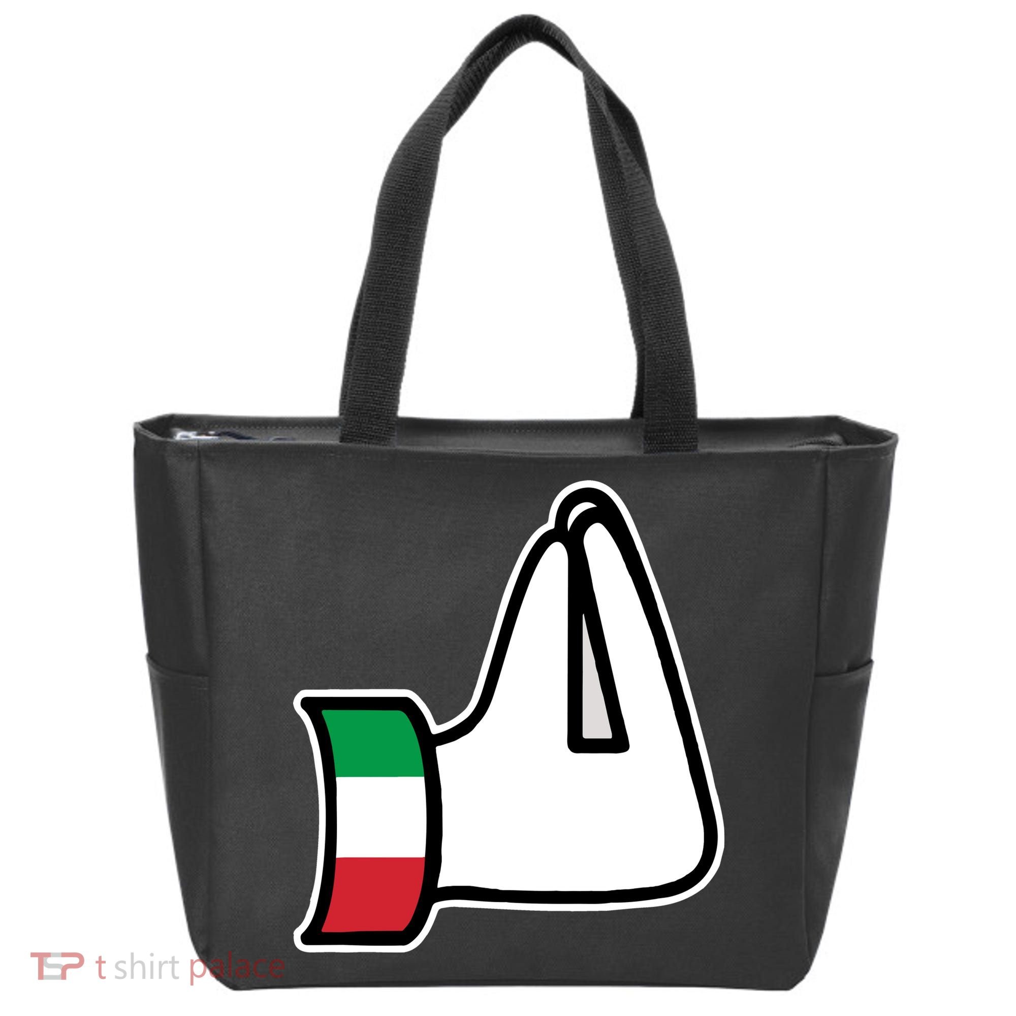 Italian Hand Gesture Funny Tote Bag
