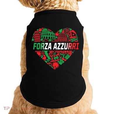 Italian Heart Forza Azzurri Doggie Tank