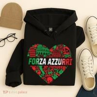 Italian Heart Forza Azzurri Hoodie thumb 4