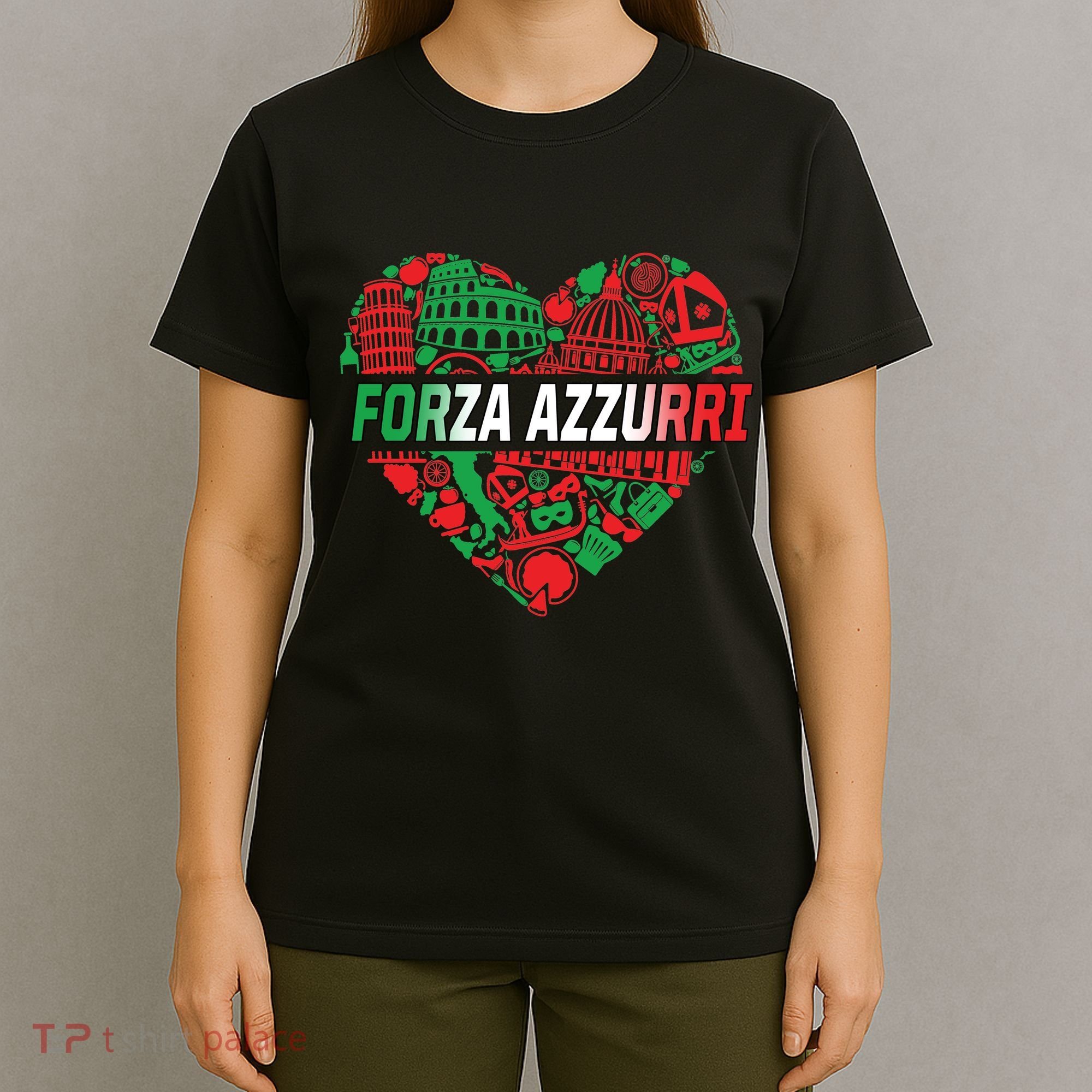 Italian Heart Forza Azzurri T-Shirt
