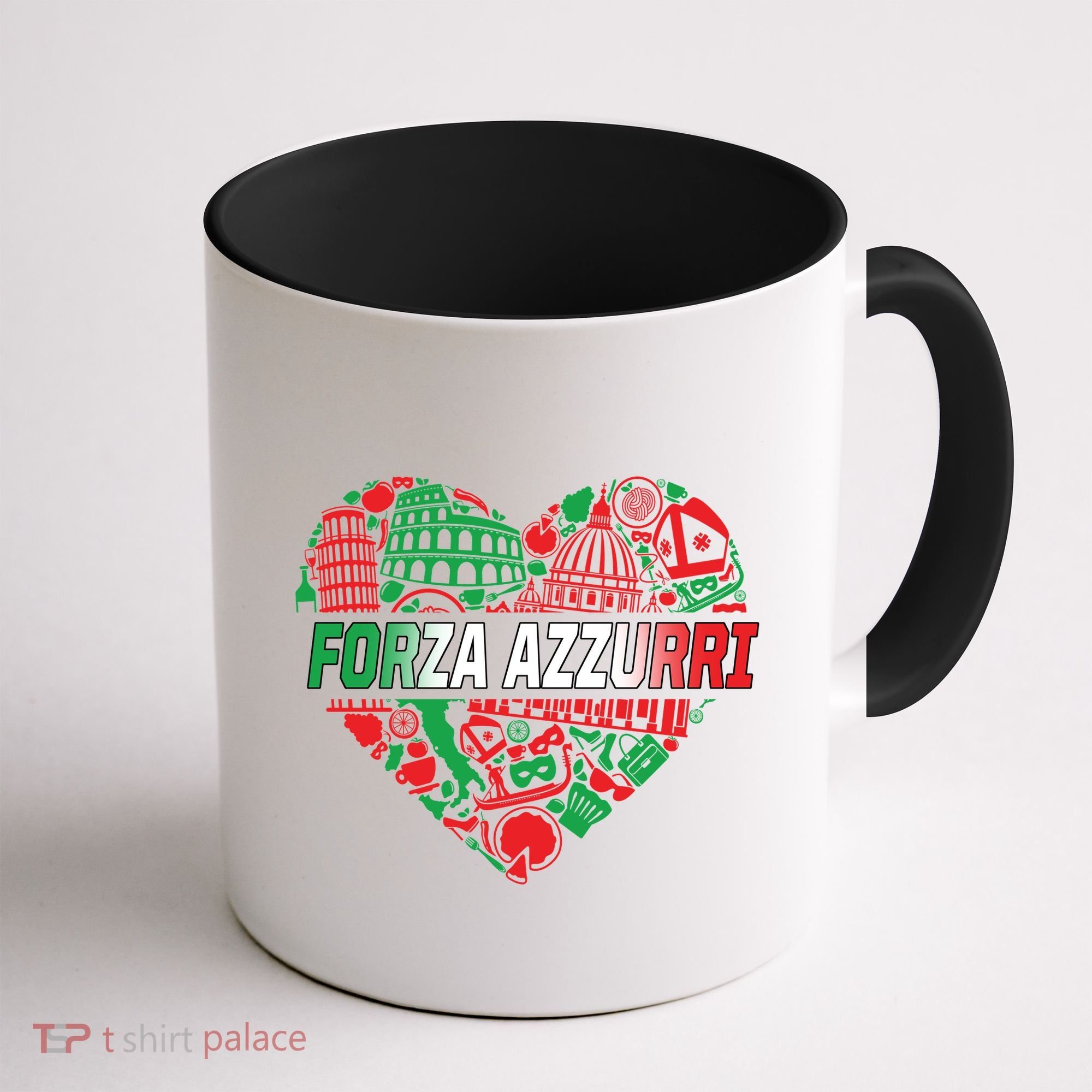 Italian Heart Forza Azzurri Coffee Mug