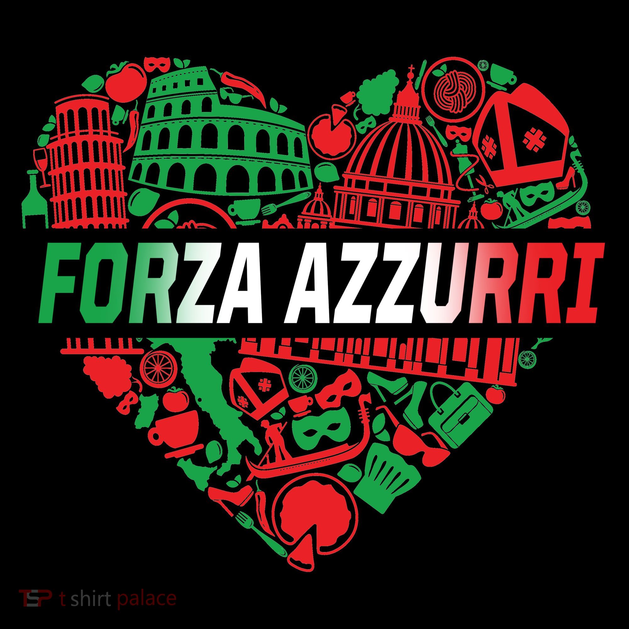 Italian Heart Forza Azzurri Coffee Mug