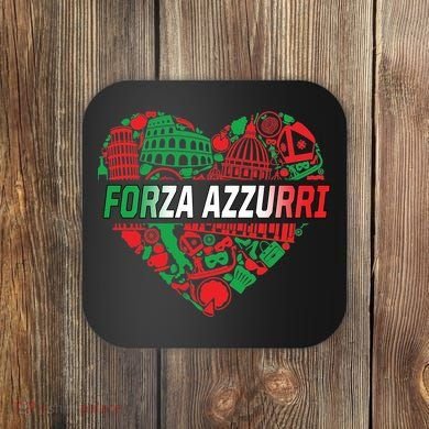 Italian Heart Forza Azzurri Coaster