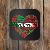 Italian Heart Forza Azzurri Coaster thumb 0