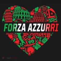Italian Heart Forza Azzurri Ornament thumb 1