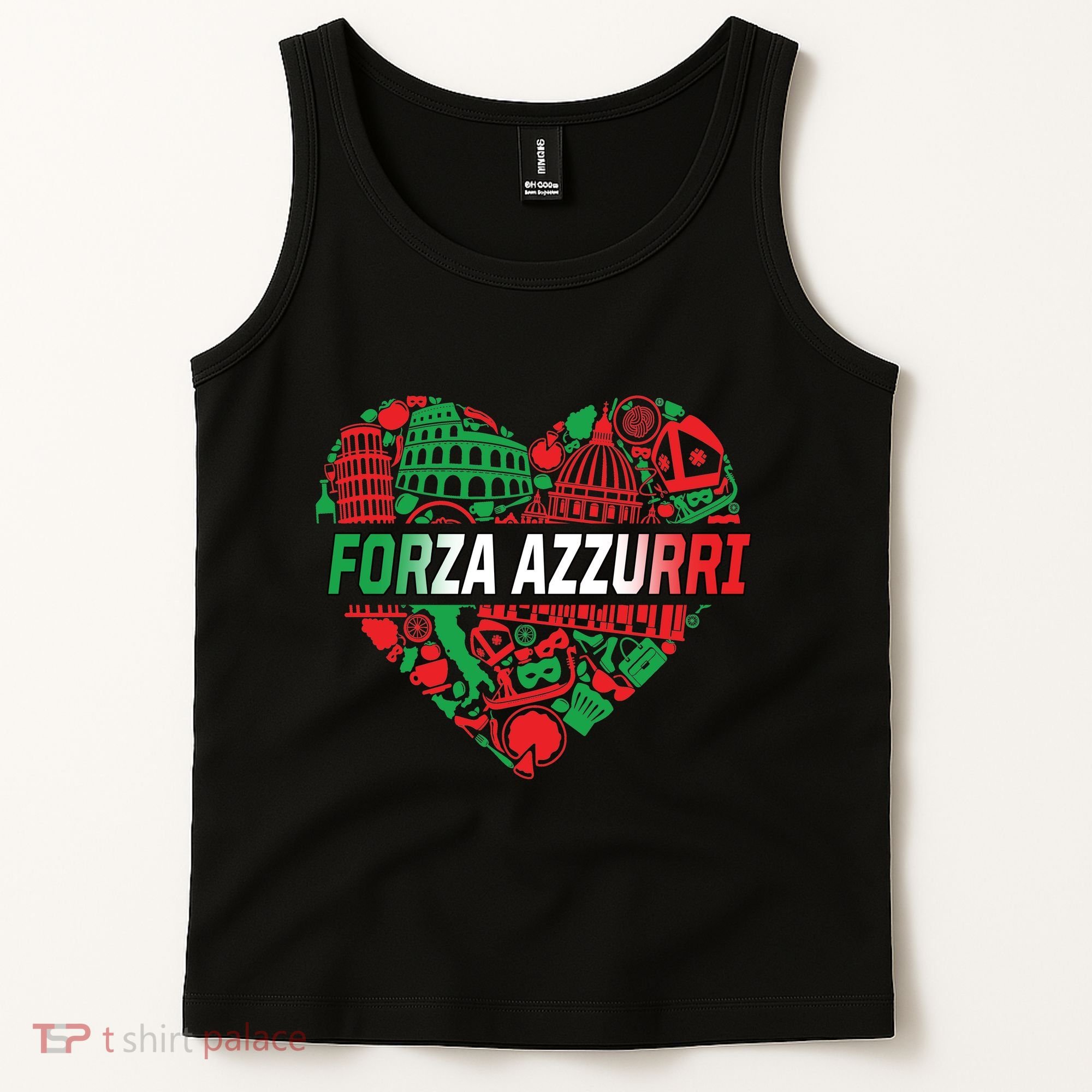 Italian Heart Forza Azzurri Tank Top