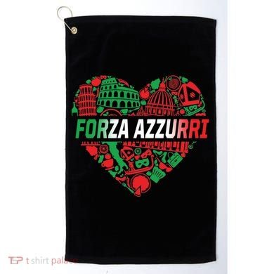 Italian Heart Forza Azzurri Golf Towel