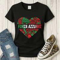 Italian Heart Forza Azzurri Women's T-Shirt thumb 3