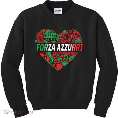 Italian Heart Forza Azzurri Kids Sweatshirt