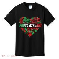 Italian Heart Forza Azzurri Kids T-Shirt thumb 0