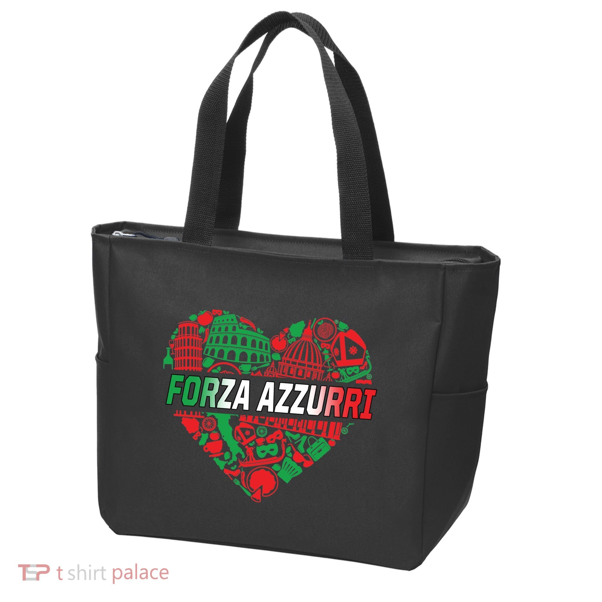 Italian Heart Forza Azzurri Tote Bag