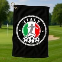 Italian Italia Soccer Italy Golf Towel thumb 1