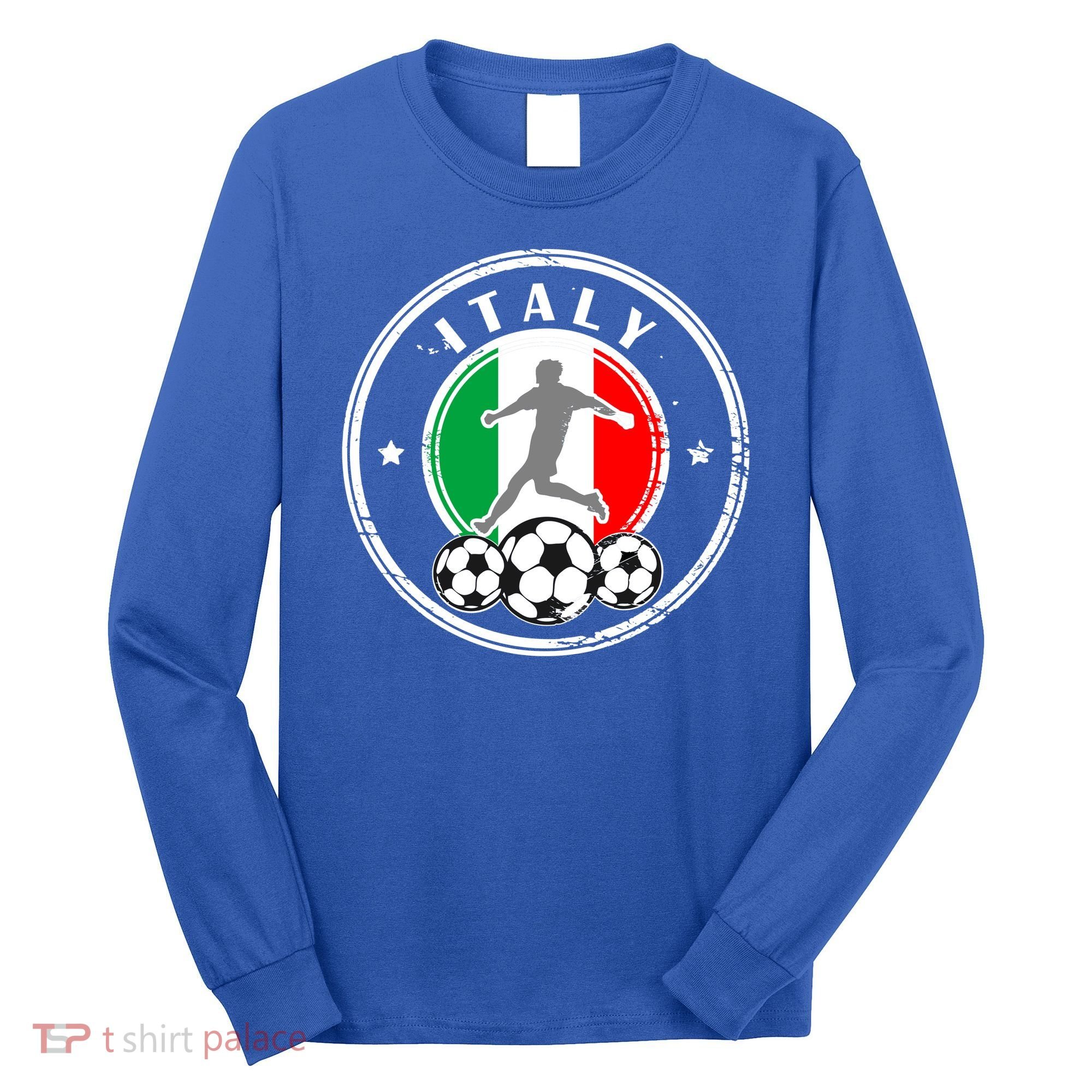 Italian Italia Soccer Italy Long Sleeve Shirt