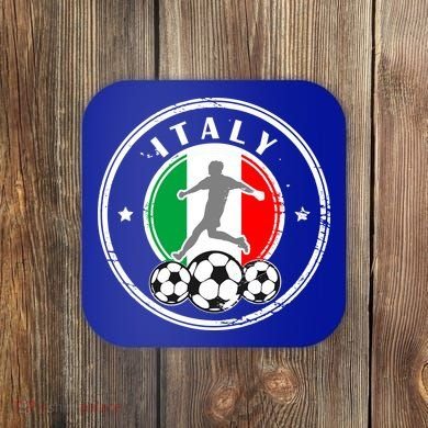 Italian Italia Soccer Italy Coaster