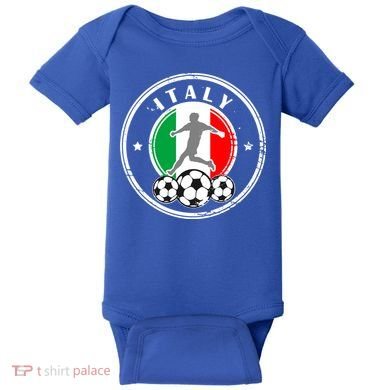 Italian Italia Soccer Italy Baby Bodysuit