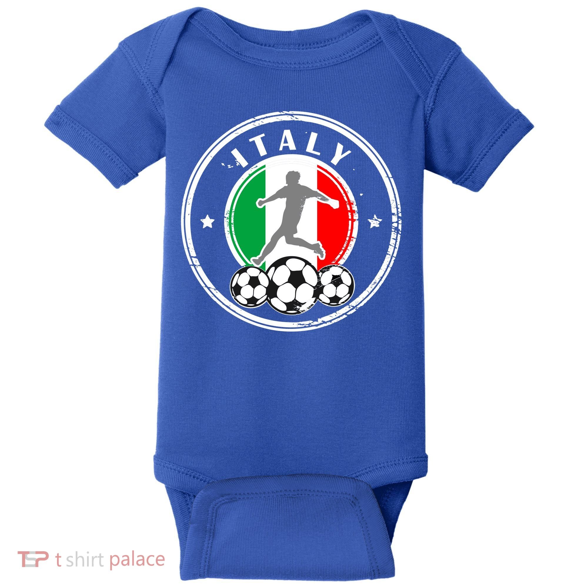 Italian Italia Soccer Italy Baby Bodysuit