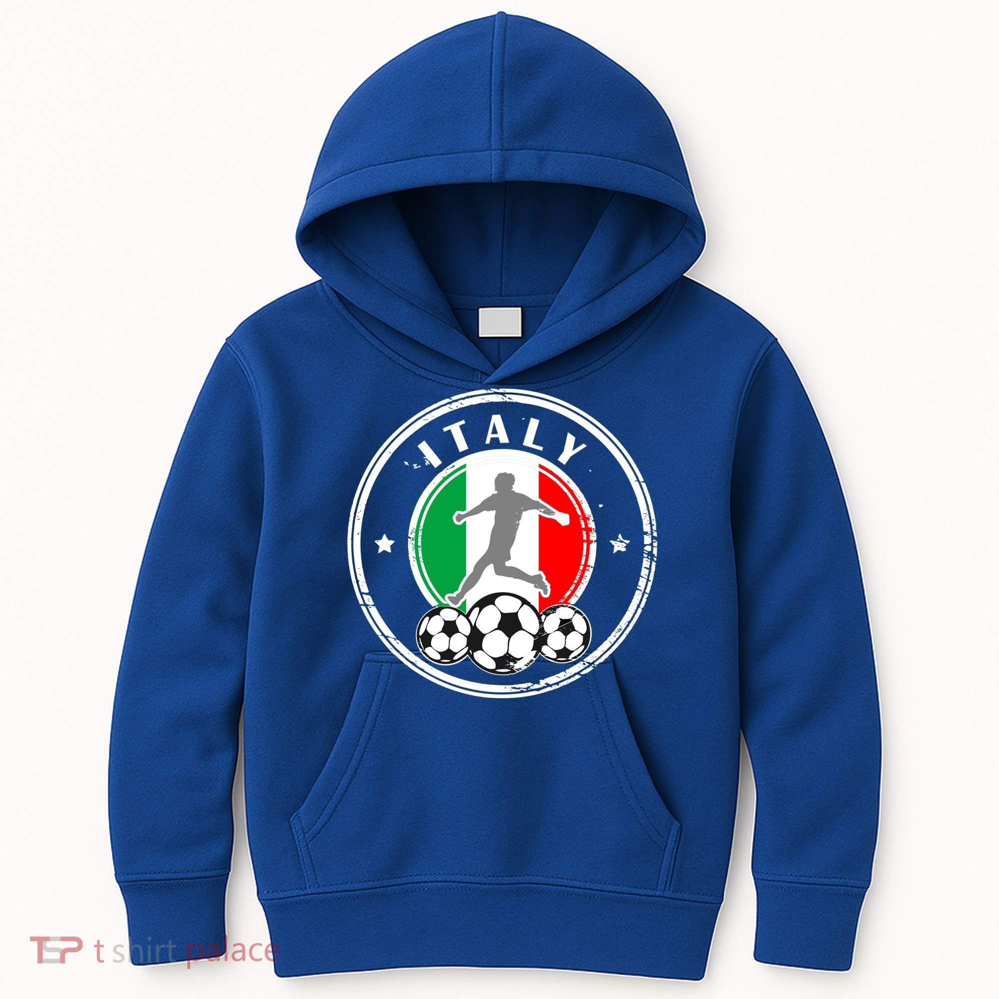 Italian Italia Soccer Italy Kids Hoodie