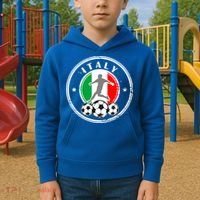 Italian Italia Soccer Italy Kids Hoodie thumb 2