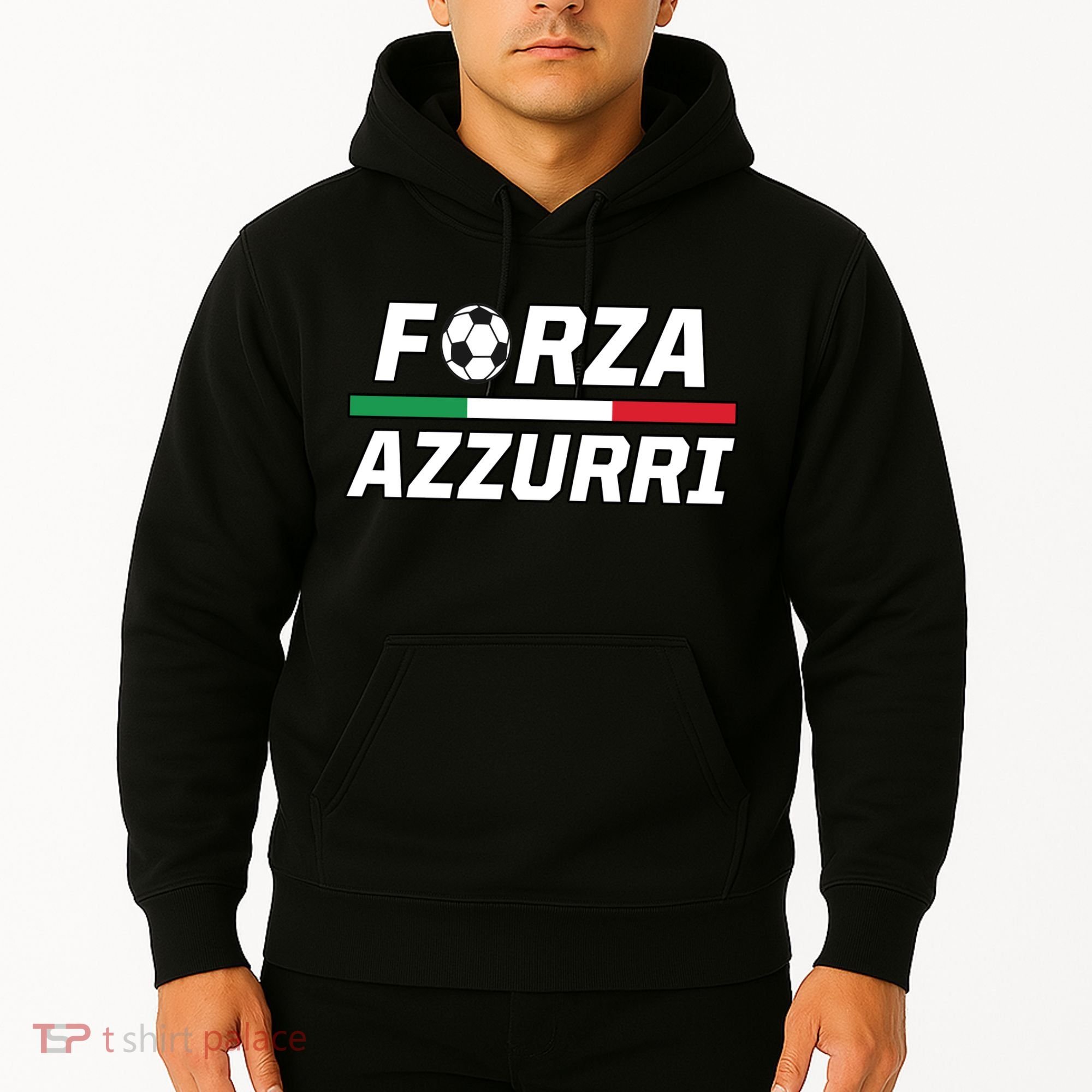 Italian Soccer Forza Azzurri Hoodie