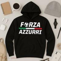 Italian Soccer Forza Azzurri Hoodie thumb 3