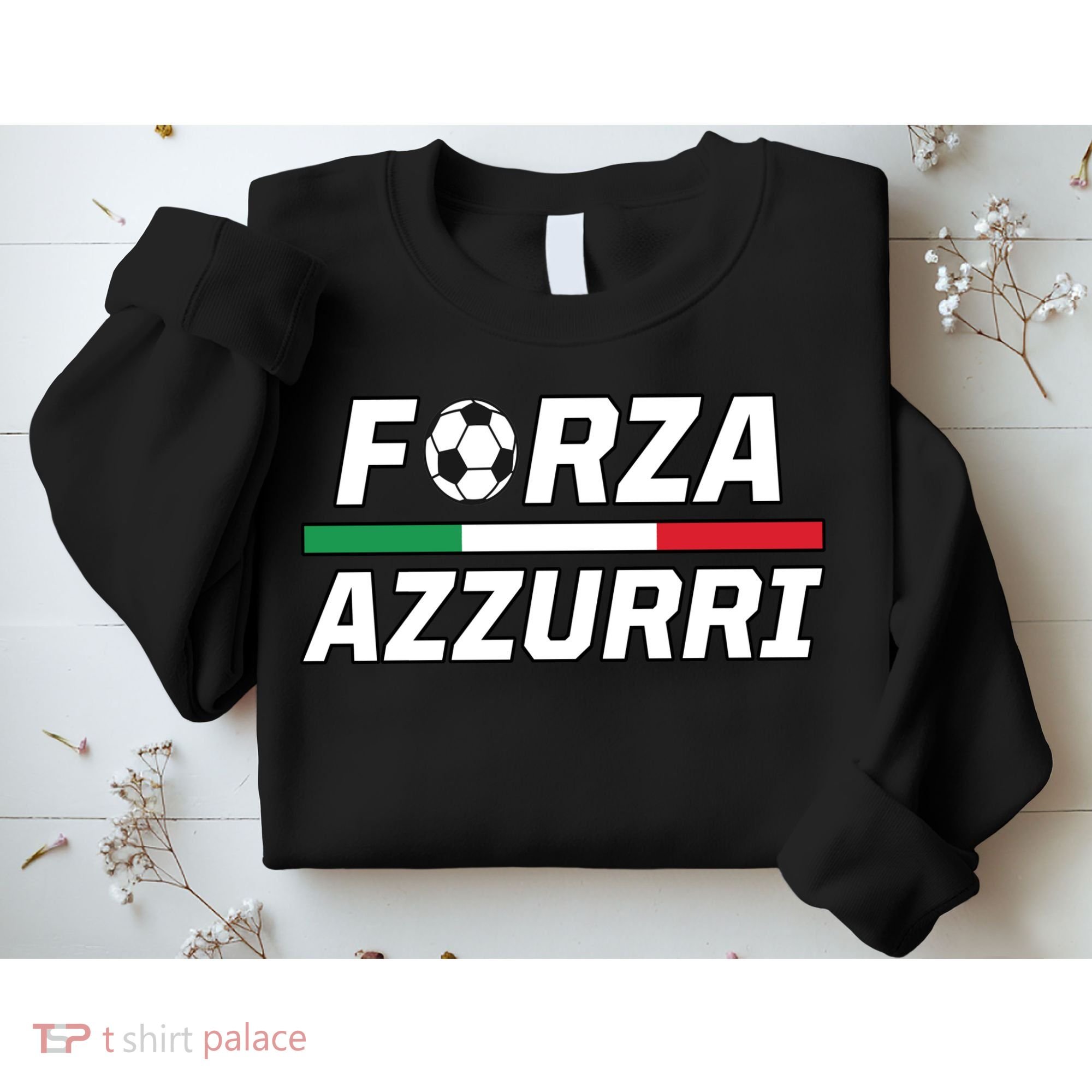 Italian Soccer Forza Azzurri Sweatshirt