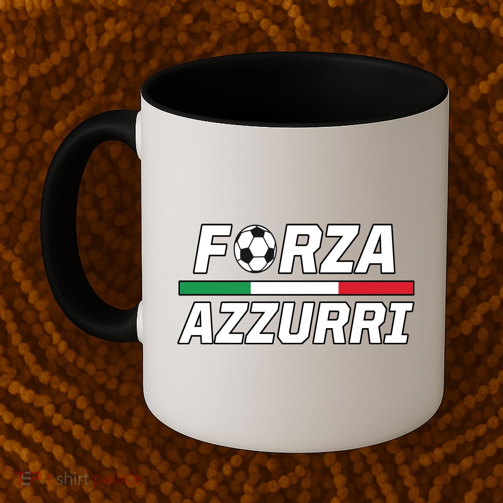 Italian Soccer Forza Azzurri Coffee Mug