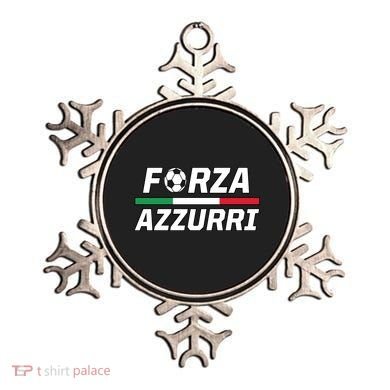 Italian Soccer Forza Azzurri Ornament